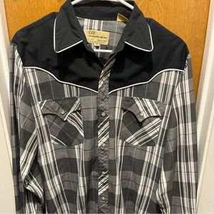 Ely Cattleman Vintage Championship Collection Pearl Snap Western Shirt